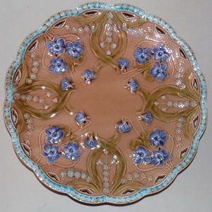 Antique (1910's) Villeroy & Boch Schramberg 12" plate Germany, numbered 13 13 2